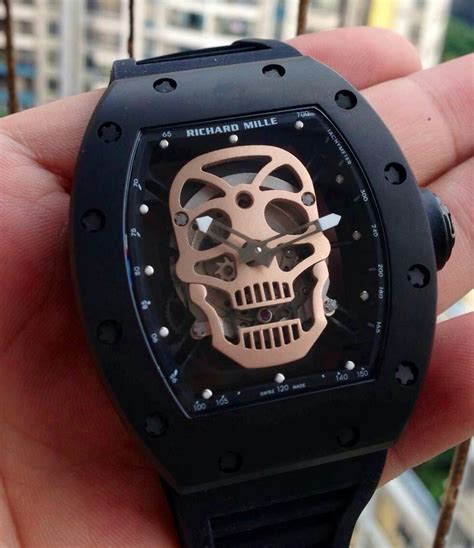 richard mille fake skull watch|richard mille skull watch price.